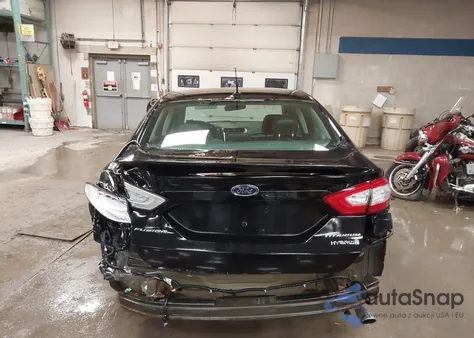 2016 Ford Fusion Hybrid Titanium from USA, damaged, VIN 3FA6P0RU4GR275835